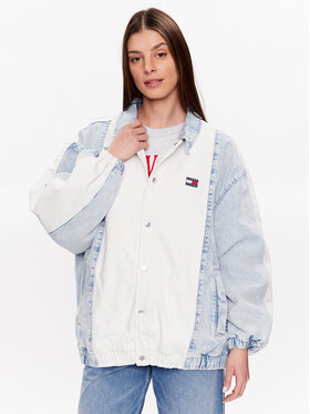 Tommy Jeans Tommy Jeans Jeansjacke College DW0DW15617 Blau Oversize