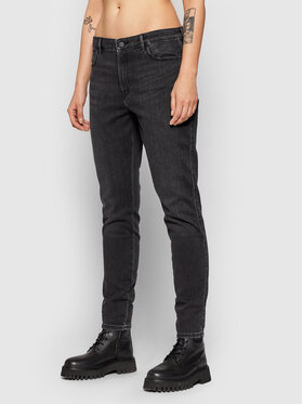 Wrangler Wrangler Jeansy Body Bespoke W28KZJ387 112141290 Czarny Skinny Fit