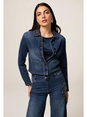 Oltre Oltre Giacca di transizione R402R002262N024 Blu Slim Fit