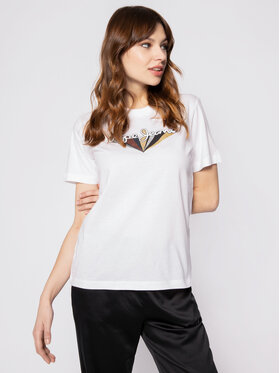 Pepe Jeans Pepe Jeans T-Shirt Brioni PL504438 Biały Regular Fit