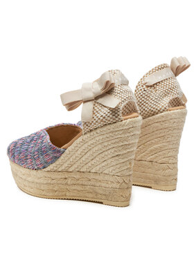 Manebi Espadrile Acapulco Heart-Shaped Wedge Espadrilles G 0.6 WH Roza