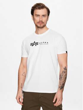 Alpha Industries Alpha Industries 2 t-kreklu komplekts Alpha Label T 2 Pack Balts Regular Fit