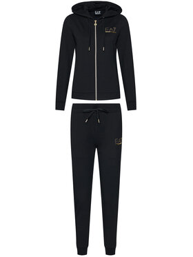 EA7 Emporio Armani EA7 Emporio Armani Jogginganzug 8NTV51 TJ9RZ 1200 Schwarz Regular Fit
