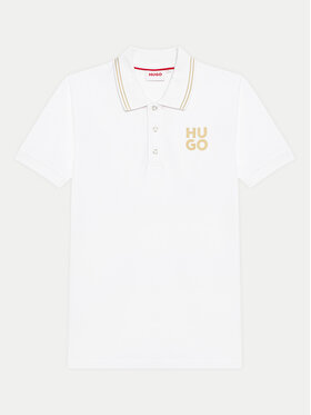 HUGO Hugo Tricou polo G00159 D Alb Regular Fit