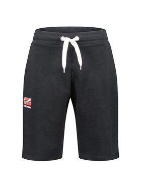 Geographical Norway Geographical Norway Bermudy SY1233H/GN-Black Czarny Regular Fit