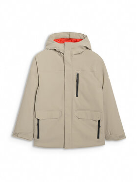 4F 4F Kurtka przejściowa OUTERWEAR Brązowy jasny Regular Fit