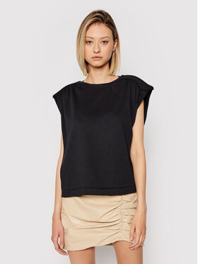 Remain Remain Bluză Verona Ss O-Neck RM494 Negru Regular Fit