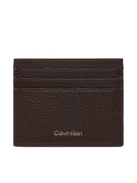 Calvin Klein Calvin Klein Pouzdro na kreditní karty LV04D1060G Tmavě hnědá