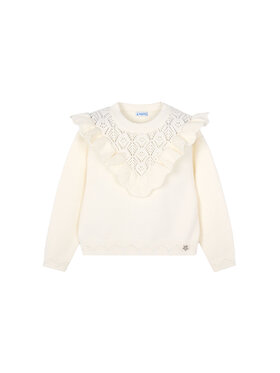 Mayoral Mayoral Sweter 4304 Beżowy Regular Fit