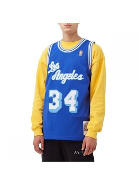 Mitchell & Ness Mitchell & Ness Tank top NBA SWINGMAN LOS ANGELES LAKERS SHAQUILLE O`NEAL Modrá Regular Fit