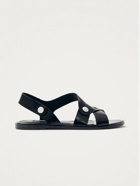 ALOHAS ALOHAS Sandały Mindy Onix Black Leather Sandals Czarny