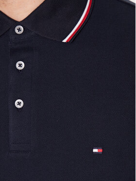 Tommy Hilfiger Polo Majica 1985 Rwb Tipped MW0MW30750 Mornarsko Modra Slim Fit