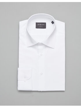 Borgio Borgio Koszula simeria Biały Slim Fit