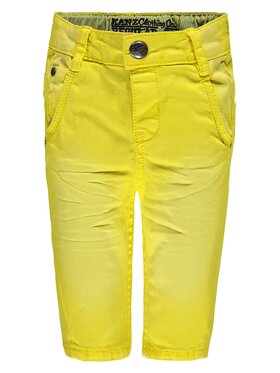 Kanz Kanz Szorty materiałowe 1713585-4300 Żółty Basic Fit