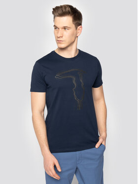 Trussardi Trussardi T-shirt 52T00326 Blu scuro Regular Fit