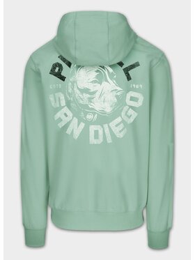 PITBULL PITBULL Bluza Bluza męska z kapturem DOG SD XXL Zielony Regular Fit