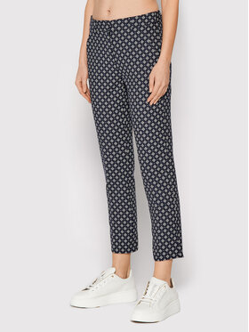 Weekend Max Mara Chinos kelnes Erica 51311227 Tamsiai mėlyna Slim Fit