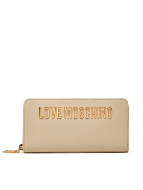 LOVE MOSCHINO LOVE MOSCHINO Duży Portfel Damski JC5611PP1MKD0110 Beżowy