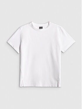 4F 4F T-Shirt ESSENTIAL Biały Regular Fit