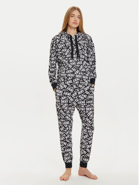 DKNY DKNY Pyžamo YI80022 Čierna Regular Fit