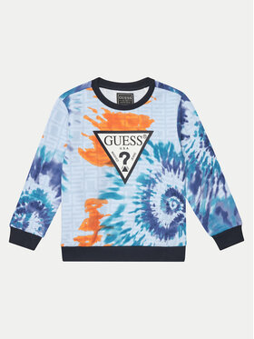 Guess Guess Pulóver N5GQ00 KA6R4 Kék Regular Fit