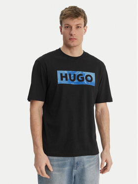 HUGO HUGO T-Shirt Nalien 50560060 Czarny Regular Fit