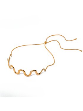Fugart Fugart Naszyjnik Naszyjnik choker stal szlachetna złoty FUGJDNW2310003 Złoty