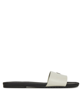 Calvin Klein Jeans Calvin Klein Jeans Şlapi Flat Sandal Slide Mg YW0YW01697 Alb