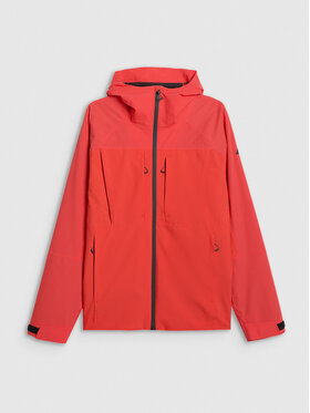 4F 4F Kurtka outdoor HALNY Pomarańczowy Regular Fit