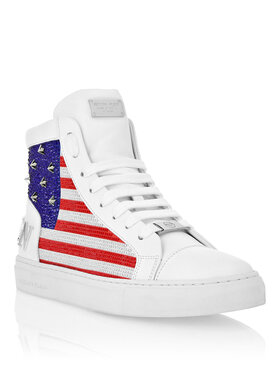 PHILIPP PLEIN PHILIPP PLEIN Sneakersy 26583 Biela