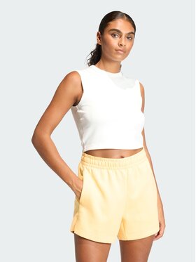adidas adidas Top ALL SZN RIB Biały Slim Fit