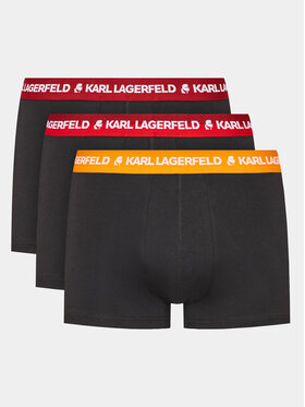 KARL LAGERFELD KARL LAGERFELD Lot de 3 boxers Logo 220M2210 Noir