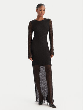 Eleh Eleh Večernja haljina EFW250330 Crna Slim Fit