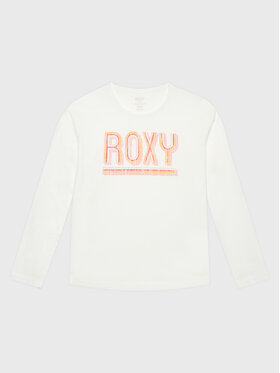 Roxy Roxy Bluzka The One ERGZT03904 Biały Regular Fit