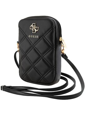 Guess Guess Torba Zip Quilted 4G Czarny