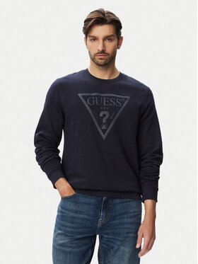 Guess Guess Pulóver 182685 Világoskék Classic Fit
