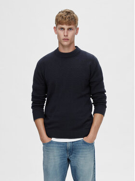 Selected Homme Selected Homme Sveter 16090155 Tmavomodrá Regular Fit