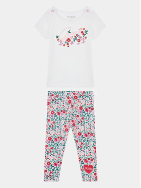 Guess Guess Set tricou și leggings A4RG03 K6YW3 Colorat Regular Fit