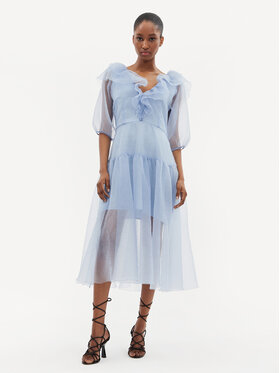 Custommade Custommade Kokteilinė suknelė Jaquelina 999344483 Mėlyna Regular Fit