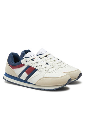 Tommy Hilfiger Tenisice Flag Low Cur Lace-Up Sneaker T3X9-33664-1269 Bijela