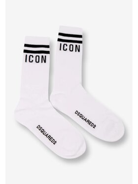 Dsquared2 Dsquared2 Calzini corti da uomo Calzini - Dsquared - uomo - Icon Bianco