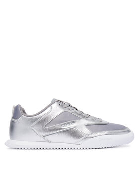 Calvin Klein Calvin Klein Sneakers Low Pro Run Lace Stripe Met Lth HW0HW03272 Silberfarben