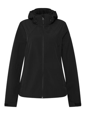 4F 4F Geacă softshell 4FAW23TSOFF152 Negru Slim Fit