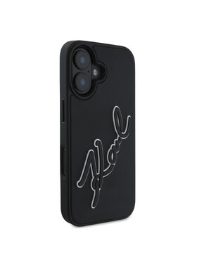KARL LAGERFELD KARL LAGERFELD Etui na telefon Apple iPhone 16 Czarny