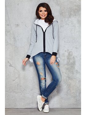 Infinite You Infinite You Bluza M047 Szary Basic Fit