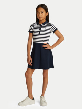 Tommy Hilfiger Tommy Hilfiger Každodenné šaty Skater KG0KG08484 D Tmavomodrá Regular Fit
