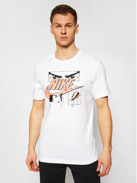 Nike Nike Тишърт Sportswear DB6151 Бял Standard Fit