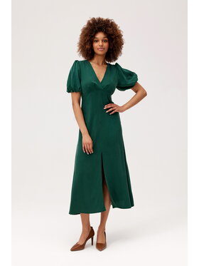 TOTU TOTU Sukienka koktajlowa TOSCA Zielony Regular Fit