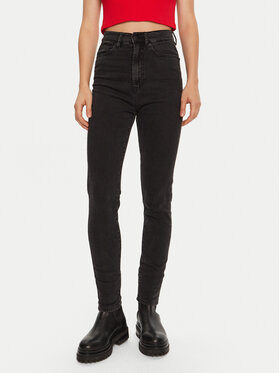 HUGO Hugo Džinsi Girali 50527063 Pelēks Skinny Fit