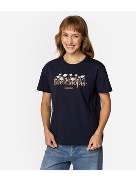 Lee Cooper Lee Cooper T-Shirt SPRING 1160 Granatowy Loose Fit